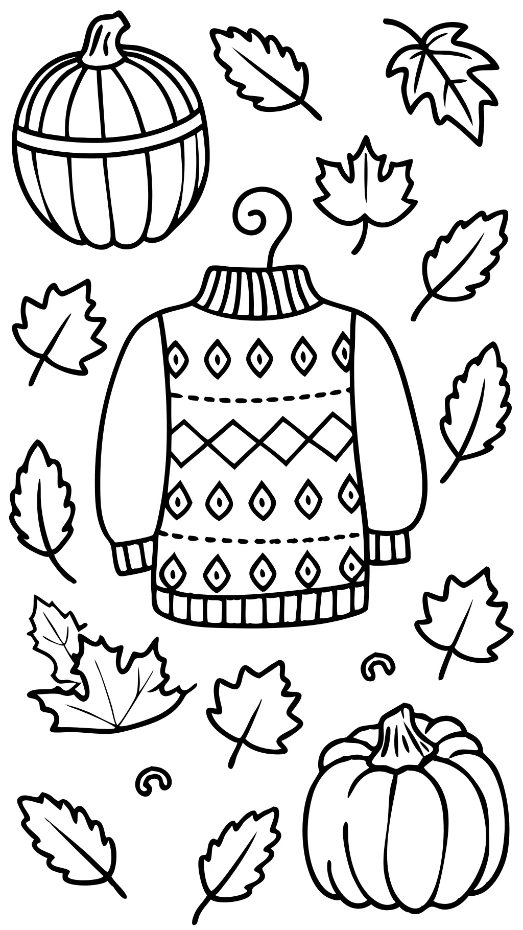 fall printable coloring pages free